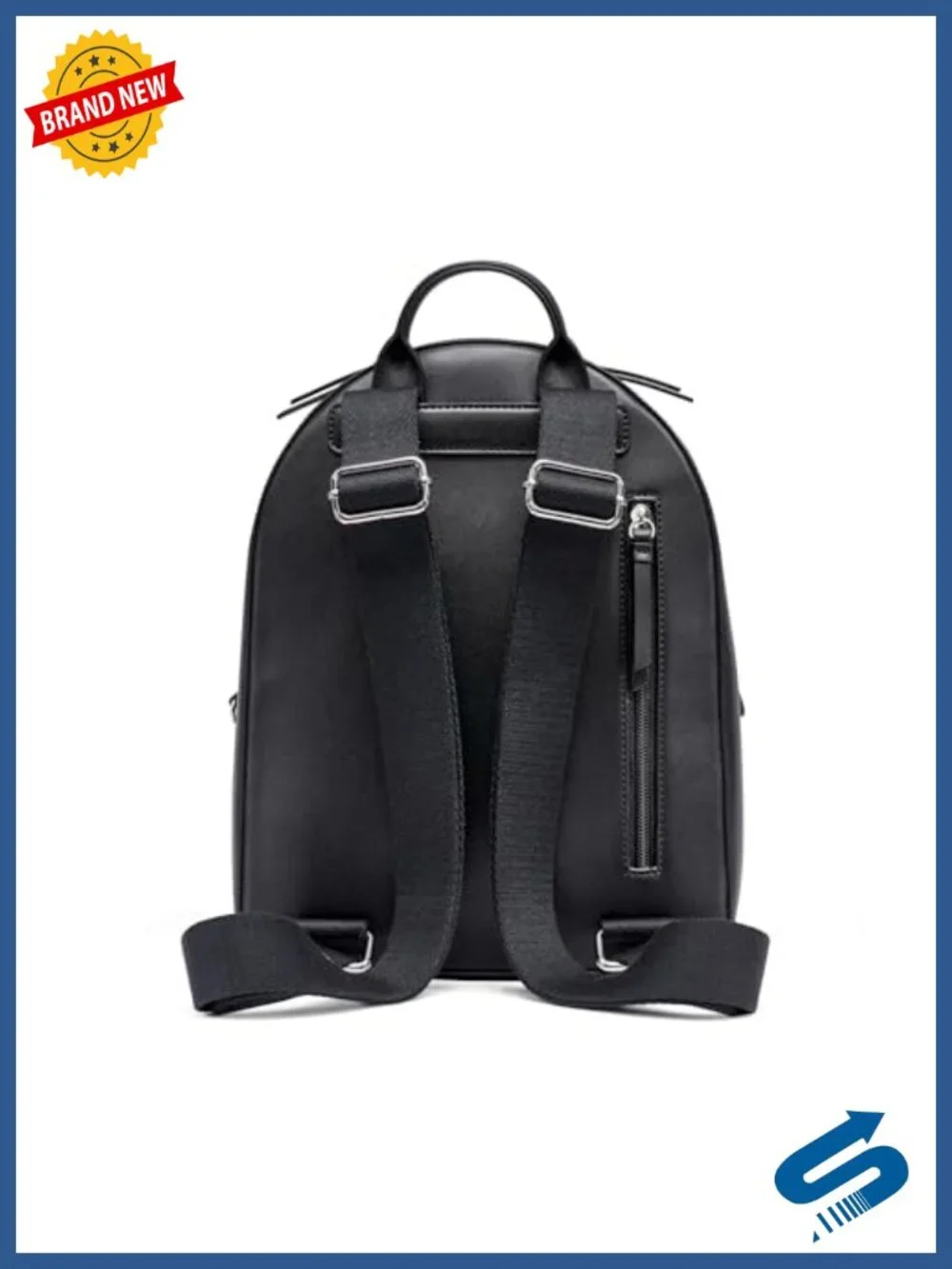 Calvin Klein Kyren Zip Around Backpack Vegan Leather Shoulder Bag